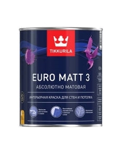 Краска Tikkurila Euro Matt 3 A