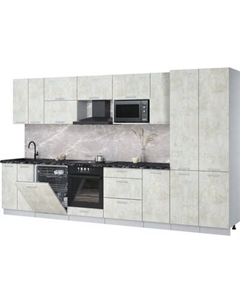 Кухонный гарнитур Интерлиния Мила Лайт 3.6-ПМ2