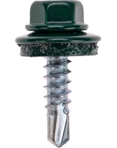 Саморез Kranz Кровельный 4.8х19 RAL 6005 / 1204-4819-3