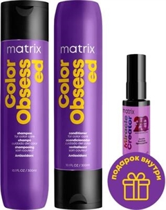 Набор косметики для волос MATRIX Color Obsessed Шампунь 300мл + Кондиционер 300мл Matrix
