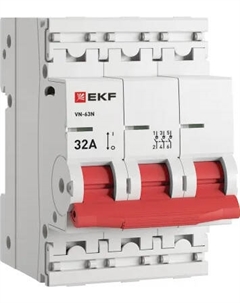 Выключатель нагрузки EKF PROxima ВН-63N / S63332 Ekf