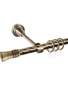 Карниз для штор АС ФОРОС Grace D19К + наконечники Арига Ас форос