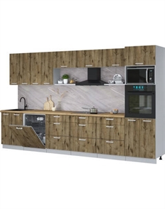 Кухонный гарнитур Интерлиния Мила Лайт 3.6-ПМ1-2