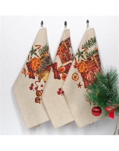 Набор полотенец Pole Kvetak (Беларускі лён) 46x60 24С112-ШР/рп/фкор/к. Pole kvetak (беларускі лён)