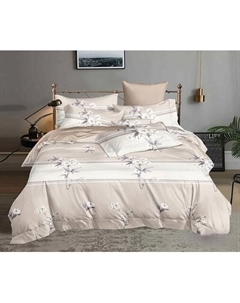 Комплект постельного белья Реноме 2сп Оливковая коллекция. Простыня на резинке УУ 2300