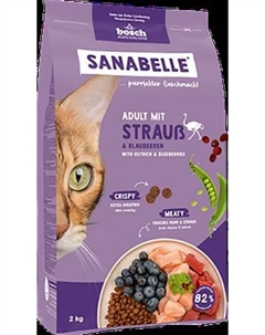 Сухой корм для кошек Bosch Petfood Sanabelle Adult Ostrich New Bosch petfood