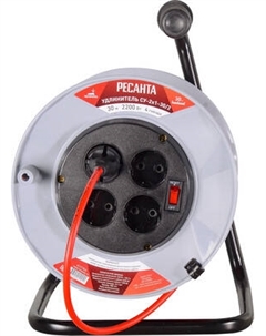 Удлинитель на катушке Ресанта СУ-2x1-30/2