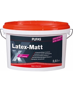 Краска Pufas Матовая латексная