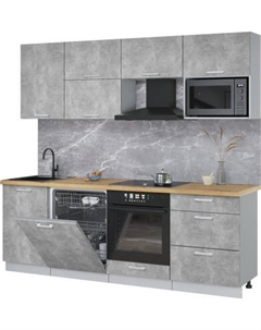 Кухонный гарнитур Интерлиния Мила Лайт 2.3-ПМ2