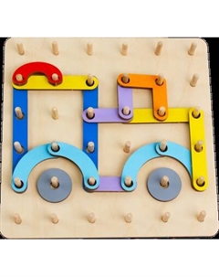 Бизиборд Woody Геоборд / 08651