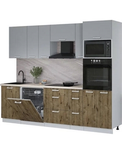 Кухонный гарнитур Интерлиния Мила Лайт 2.6-ПМ1