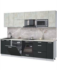 Кухонный гарнитур Интерлиния Мила Лайт 2.7-ПМ2