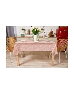 Скатерть Stolima Декор-шанс 5010-4 Цветочная фантазия/Пыльная роза айвори
