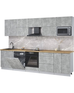 Кухонный гарнитур Интерлиния Мила Лайт 3.0-ПМ2