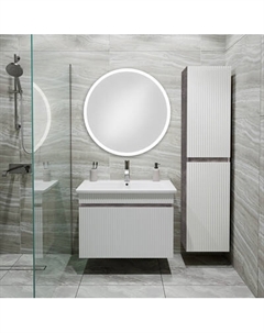 Тумба с умывальником Runo Модена 75 + Оскар 75