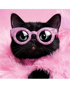 Набор алмазной вышивки Феникс+ Гламурная кошечка / 71399 Feniks