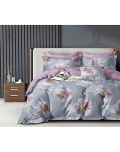 Комплект постельного белья Реноме 1.5сп Оливковая коллекция. Простыня на резинке УУ 6534