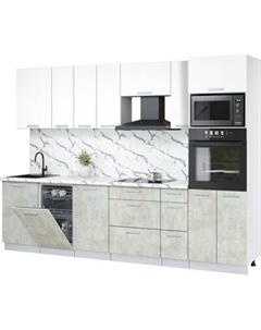 Кухонный гарнитур Интерлиния Мила Лайт 2.9-ПМ3