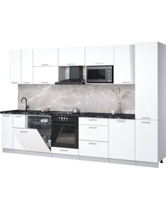 Кухонный гарнитур Интерлиния Мила Лайт 3.3-ПМ2