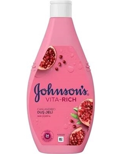 Гель для душа Johnson's Vita Rich с экстрактом цветка граната