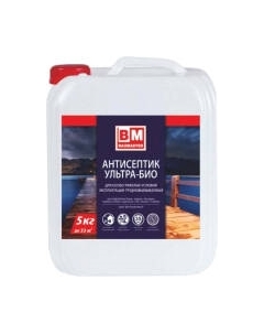 Антисептик для древесины BauMaster Ультра-био для особо тяжелых условий эксплуатации Baumaster