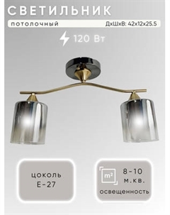 Потолочный светильник Aitin-Pro НПБ 02-2x60-102 / N6413/2 Aitin-pro