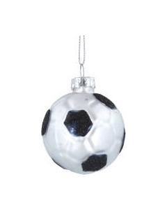 Елочная игрушка Gisela Graham All Glass. Футбольный мяч / 104 Gisela graham