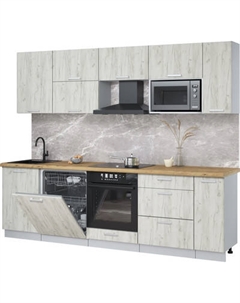 Кухонный гарнитур Интерлиния Мила Лайт 2.6-ПМ2