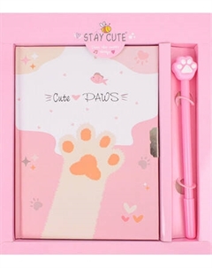 Записная книжка Darvish Милые лапки. С ручкой / DV-14625A