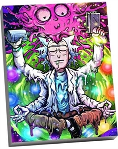 Картина по номерам Молли Многорукий Рик и Морти 40x50 / HR0259 Molli