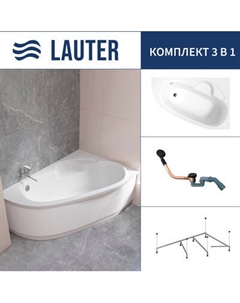 Ванна акриловая Lauter Valencia 160x105 / 2102160R