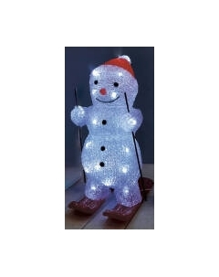 Светодиодная фигура 3D Neon-Night Снеговик на лыжах 513-325 Neon-night