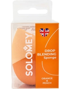 Спонж для макияжа Solomeya Капля Orange & Peach 06-997