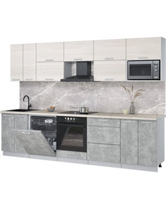 Кухонный гарнитур Интерлиния Мила Лайт 3.0-ПМ2