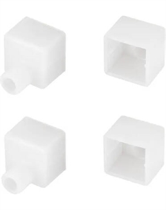 Заглушка для профиля Arlight WPH-FLEX-1616 WHITE с отверстием / 040863