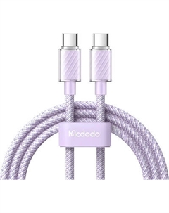 Кабель McDodo 100W Type-C to Type-C Transparent Mcdodo