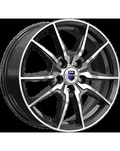 Литой диск K&K Адамар 16x6.5" 5x100мм DIA 67.1мм ET 40мм Алмаз черный K&k