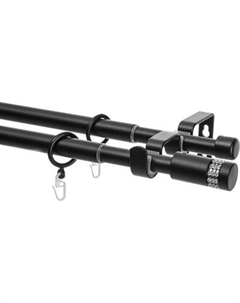 Карниз для штор Sundays Home Имидж Раздвижной 16/19мм 2-х ряд Sundays home