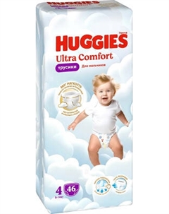 Подгузники-трусики детские Huggies Ultra Comfort Mega 4 Boy