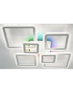 Люстра Estares Oval Ice RGB 180W 7S-APP-960x750x110-WHITE/CLEAR-220-IP20