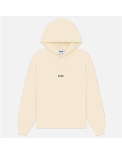 Мужская толстовка  Micrologo Print Unbrushed Hoodie Msgm