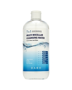 Вода мицеллярная с растительным комплексом Multi Micellar 7 in 1 Cleansing Water 500 Dabo