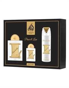 Набор Peace & Love: Парфюмерная вода + Дезодорант Lattafa