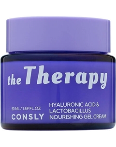 Питательный гель-крем с гиалуроновой кислотой и лактобактериями The Therapy Hyaluronic Acid & Lactobacillus Nourishing Gel Cream 50 Consly