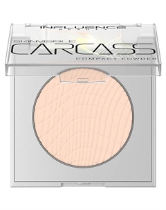 Пудра SKINVISIBLE CARCASS компактная легкая Influence beauty