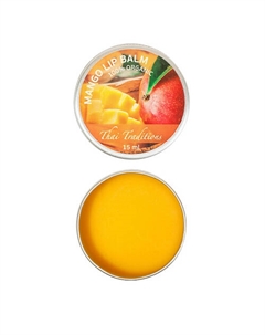 Бальзам для губ увлажняющий в баночке с маслом ши какао гигиеническая помада Манго Thai traditions