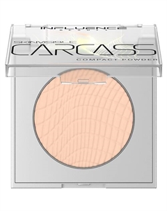 Пудра SKINVISIBLE CARCASS компактная легкая Influence beauty
