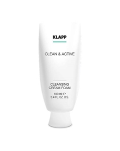 Очищающая крем-пенка CLEAN&ACTIVE Cleansing Cream Foam 100 Klapp cosmetics