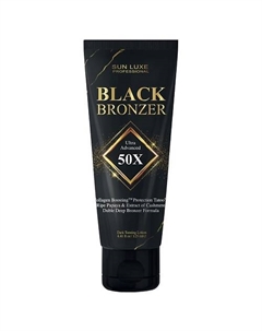 Лосьон для загара в солярии "Black Bronzer 50х" 125 Sun luxe professional