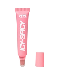 Блеск-плампер для губ глянцевый, с эффектом увеличения объема губ Icy-Spicy Plump Lip Love generation